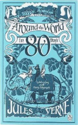 Book cover for Around the World in Eighty Days by Jules Verne
