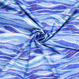 Beach Day: Royal - 100% Cotton