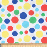 Bubble Spot Primary - 100% Cotton