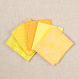 Fat Quarter Bundle (5pcs) - Yellow Blender Bundle 1
