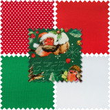 Fat Quarter Bundle (5pcs) - Green Robins