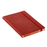 A5 Rainbow Edge Lined Notebook - Red
