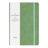 A5 Rainbow Edge Lined Notebook - Mint