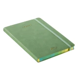 A5 Rainbow Edge Lined Notebook - Mint