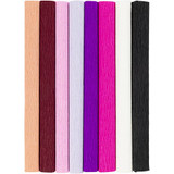 High Quality Crepe Paper Pack (8pcs) - Purple/Pink