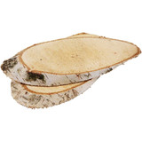 Birch Wood w/Bark Slices (7pcs)