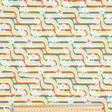 Illusion: 70's Multicolour - 100% Cotton