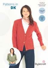 Cardigan and Sweater in Stylecraft Colour Burst & Recreate DK (10262) - PDF