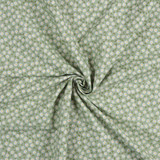 Ditsy Daisies on Sage - 100% Cotton