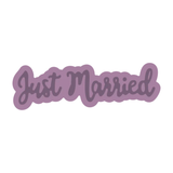 Metal Dies (2pcs) - Just Married