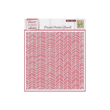 Mixed Media Stencil - Chevron