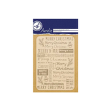 Background Embossing Folder - Christmas Sentiments