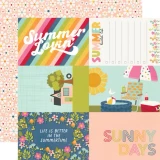 12" x 12" Cardstock Collection Kit (97pcs) - Summer Lovin'
