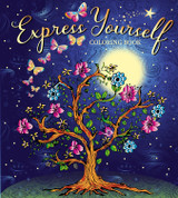 Book cover for Express Yourself Coloring book