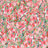 Cotton & Viscose Allover Floral in Pink - Per ½ Metre