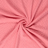 Embroidered Self-Coloured Chevron 100% Cotton - Per ½ Metre