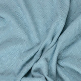 Embroidered Self-Coloured Chevron 100% Cotton - Per ½ Metre