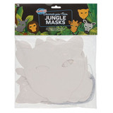 Crafty Bitz Decorate Your Own Masks (16pk) - Jungle Animals