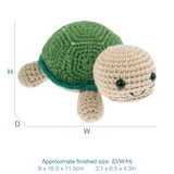 Crochet Kit - Amigurumi Tortoise