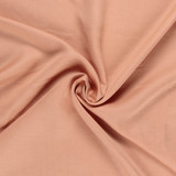 Tencel & Linen Satin Effect in Peach - Per ¼ Metre