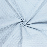 Quilted Polyester in Sky Blue - Per ½ Metre