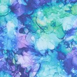 Coral Reef Turquiose Multi - 100% Cotton
