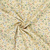 Country Mouse: Wildflowers on Buttermilk - 100% Cotton