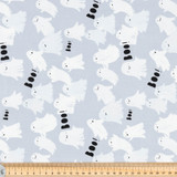 Sweet Treats: Gray Ghosts - 100% Cotton