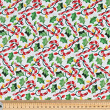 Festive Cane Delight - 100% Cotton