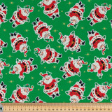 Holly Jolly: Santas - 100% Cotton