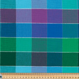 Silver Lining: Check in Pine - 100% Cotton