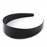 Wide Plastic Headband (4cm) - Cream