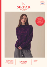Kindling Raglan Sweater in Sirdar Embers DK (10959)