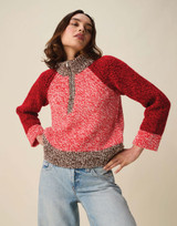 Couple Zip Up Sweater in Hayfield Bonus Marl Chunky (10945) - PDF
