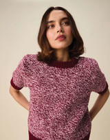 Spin Short Sleeve Sweater in Hayfield Bonus Marl Chunky (10953) - PDF