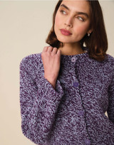 Twirl Round Neck Cardigan in Hayfield Bonus Marl Chunky (10951) - PDF