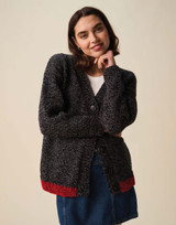 Swirl V Neck Cardigan in Hayfield Bonus Marl Chunky (10950) - PDF