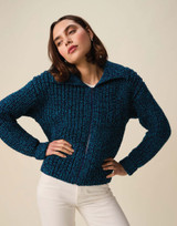 Embrace Collar Cardigan in Hayfield Bonus Marl Chunky (10949) - PDF