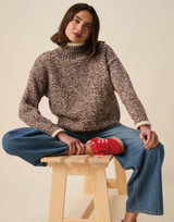 Mingle High Neck Sweater in Hayfield Bonus Marl Chunky (10948)