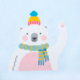 Pattern of Mini Counted Cross Stitch Kit - Polar Bear