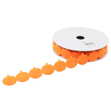 Orange Felt Pumpkin Trim (35mm) in a roll