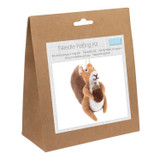Outside of Needle Felting Kit - Squirrel