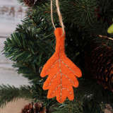 Orange leaf of Needle Felting Kit - Autumnal