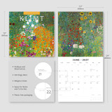 Klimt - 2027 Square Wall Calendar