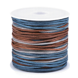 Blue Brown Multicolour Cotton Cord (20m) - 1mm