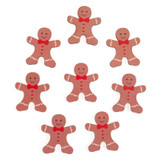 Christmas Craft Embellishments (8pcs) - Gingerbread Man