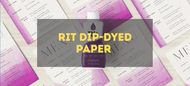 Rit Dip Dyed Paper - Step by Step Guide