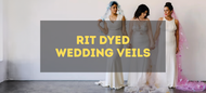 Rit Dyed Wedding Veils - Step by Step Guide