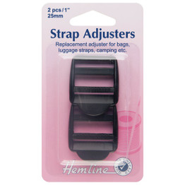 Strap Adjusters (25mm) - Black