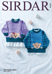 Sweaters in Sirdar Snuggly 4 Ply (5286)